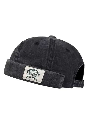 Men Women BROOKLYN New York Hat Autumn Fashion Beanies Caps Cotton Adjustable Beanie Hats Fashion Street Melon Caps Unisex