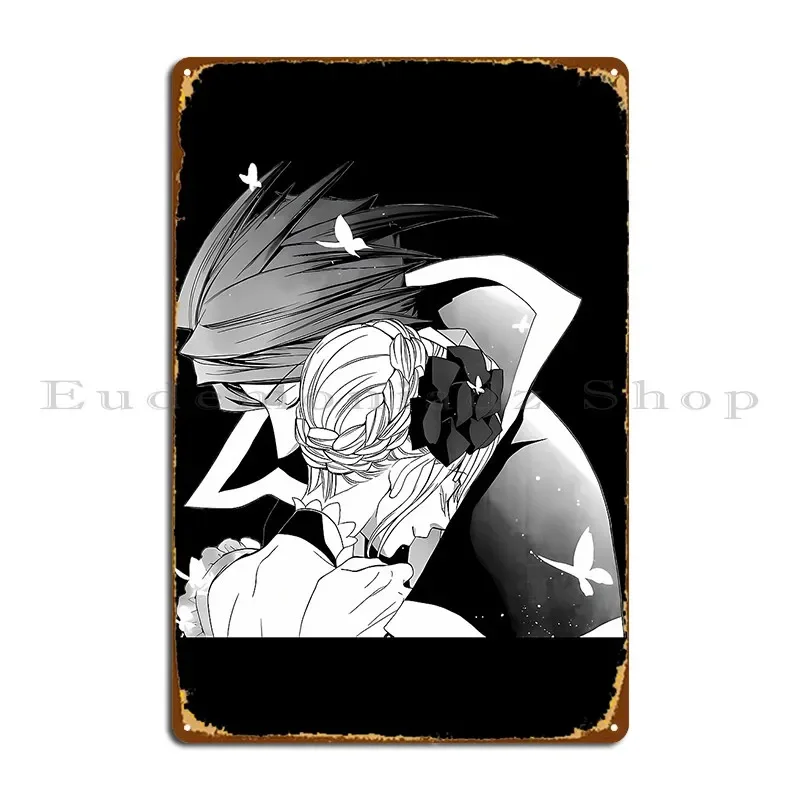 Umineko No Naku Koro Ni Battler Beatrice Metal Signs Decoration Painting Print Club Design Umineko Tin Sign Poster