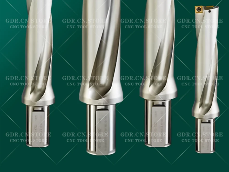 GDR WC SP U-förmiger Bohrer C20 C25 C32 SP-Serie Bohrer 2D 3D 4D 5D Doppeldurchmesser-Bohrer SPMG SP Plug-In Schnell U-förmig – Detail 2