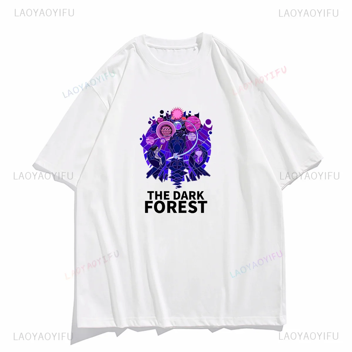 The Three Body Problem T Shirt The Dark Forest Print Tops Vintage Cartoon Graphiicc T Shirts Women Men Clothing New Style Unisex