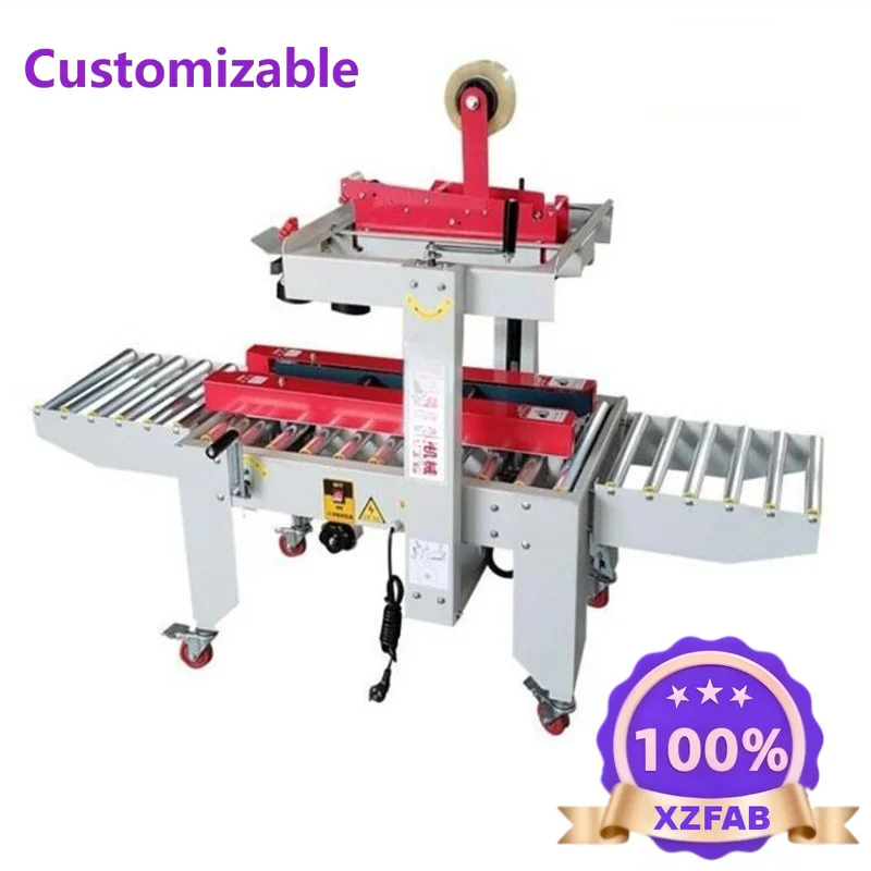 Factory Direct 2026 Small carton tape packaging machine 4030 type 5050 type automatic left and right drive tape sealing machine