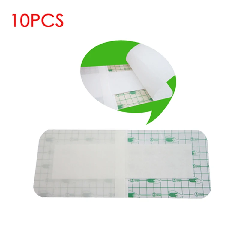 10pcs Medical Waterproof Dressings for Sterile Wound Care - 3.9x9.8inch (10x25cm) Disposable Stickers