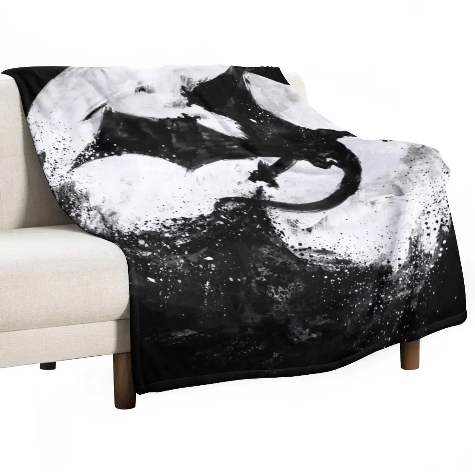 Midnight Desolation Throw Blanket Bed covers Thins Blankets