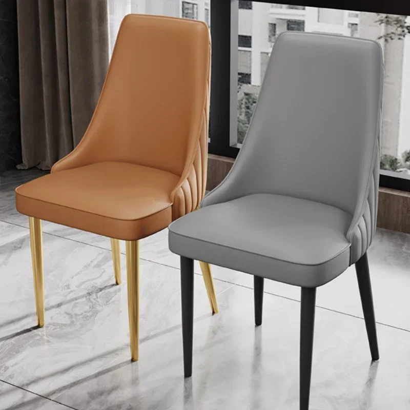 

Golden Legs Nordic Dinning Chair Luxury High Back Office Bedroom Dinning Chair Kitchen Lounge Decoration