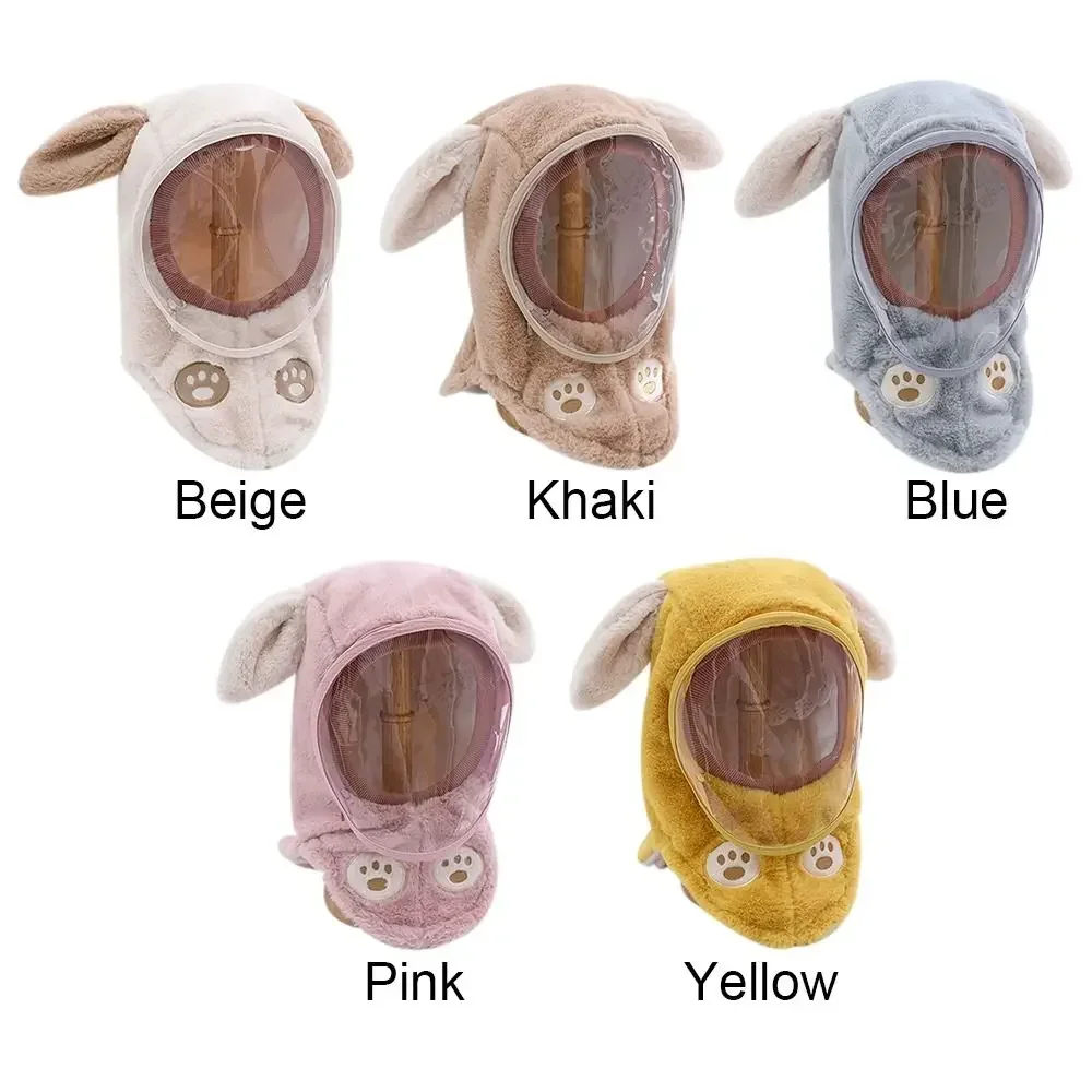 

Winter Children Hats Necks One-piece Windshield Headgear Ear Caps Protective Masks Male Female Baby Cold-proof Warm Caps