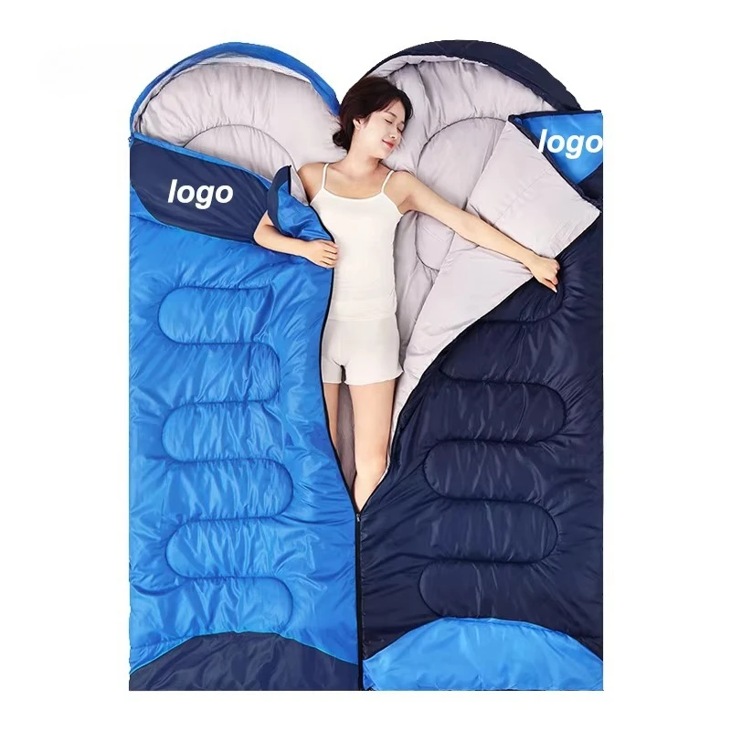 Camping Winter Cold Weather Waterproof Sleeping Bag with Compression Sack for Adults Kids