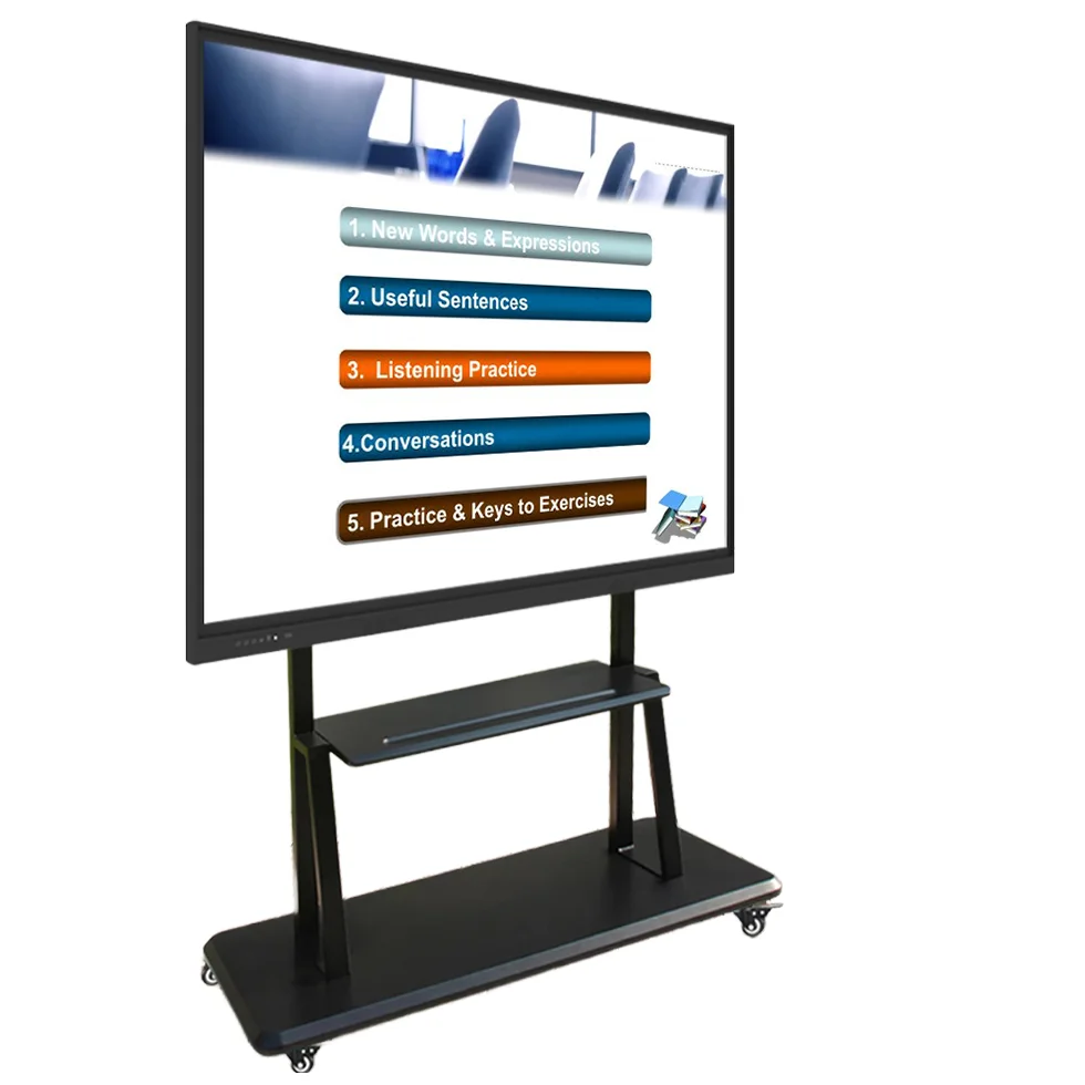 Customize 55 Inch LCD Display Infrared Classroom Interactive Whiteboard Smart Board TV Touch Display Screen Tablet Whiteboard