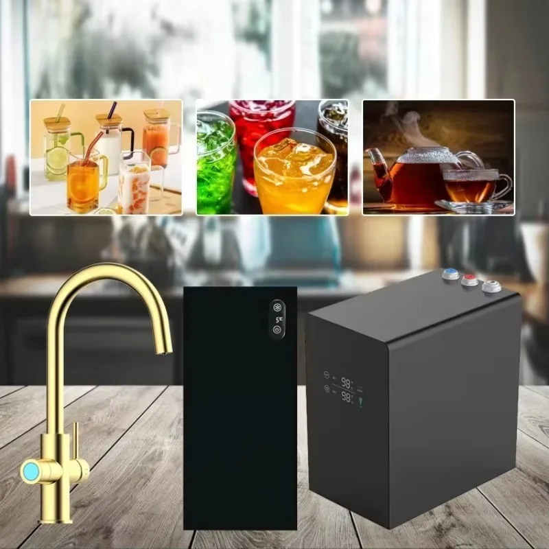 ZC-001 Modern Luxury Kitchen Black Set Instant Heater Under Sink Filter System Hot and Cold Water Faucet - Image 5