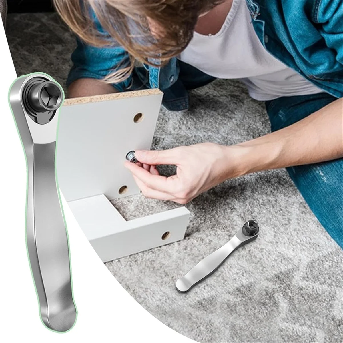 

Карманная отвертка A002 — прямоугольная отвертка, прямоугольная смещенная двусторонняя ручка, бытовой гаечный ключ, крутые гаджеты