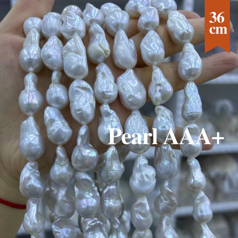 Fishtail Baroque Pearl Beads Irregural Natural Freshwater Pearl Loose Beaded for Making DIY Jewerly Necklace Bracelet Earrings