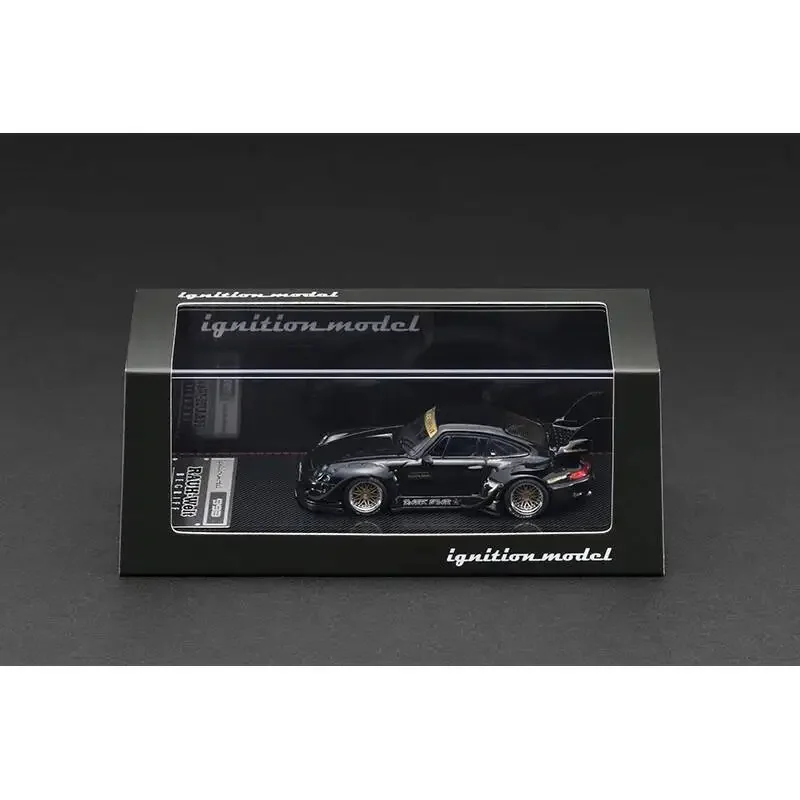 

PreSale Ignition 1:64 RWB 993 Black Diecast Car Model Collection Toys