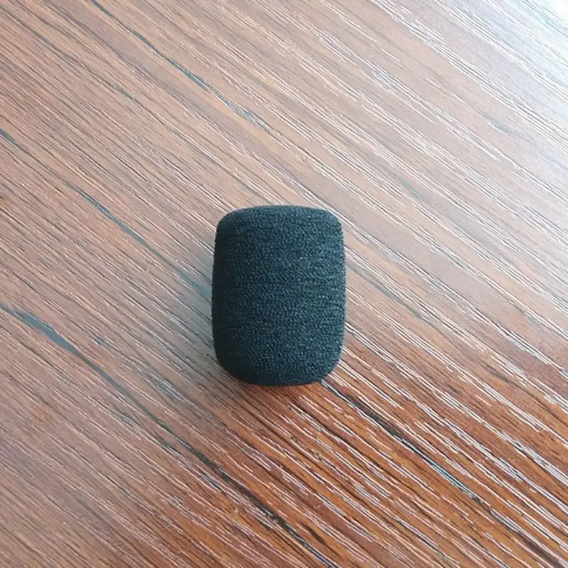 5 peças microfone preto fone ouvido espuma esponja pára-brisa capa microfone
