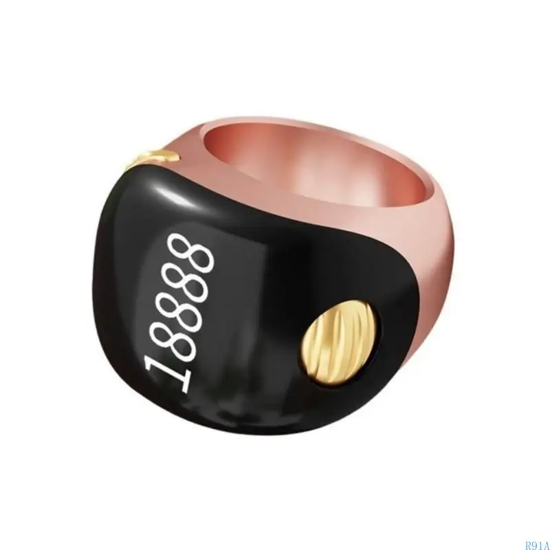 R91a маленькие цифровые тасбих Zikr кольца 3 размер смену водонепроницаемые молитвенные встречные стойки