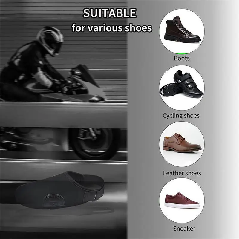 Motorcycle Shifter Shoe Protector Adjustable Motorbike Shifter Shoe Protector Wear Resistant Protective Gear Shifter Guards Moto