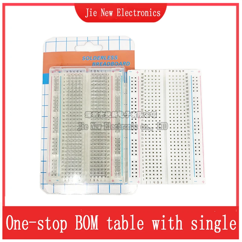 400 Tie Points Solderless PCB Breadboard Spliceable Mini Universal Test Protoboard Circuit DIY Kit NEW