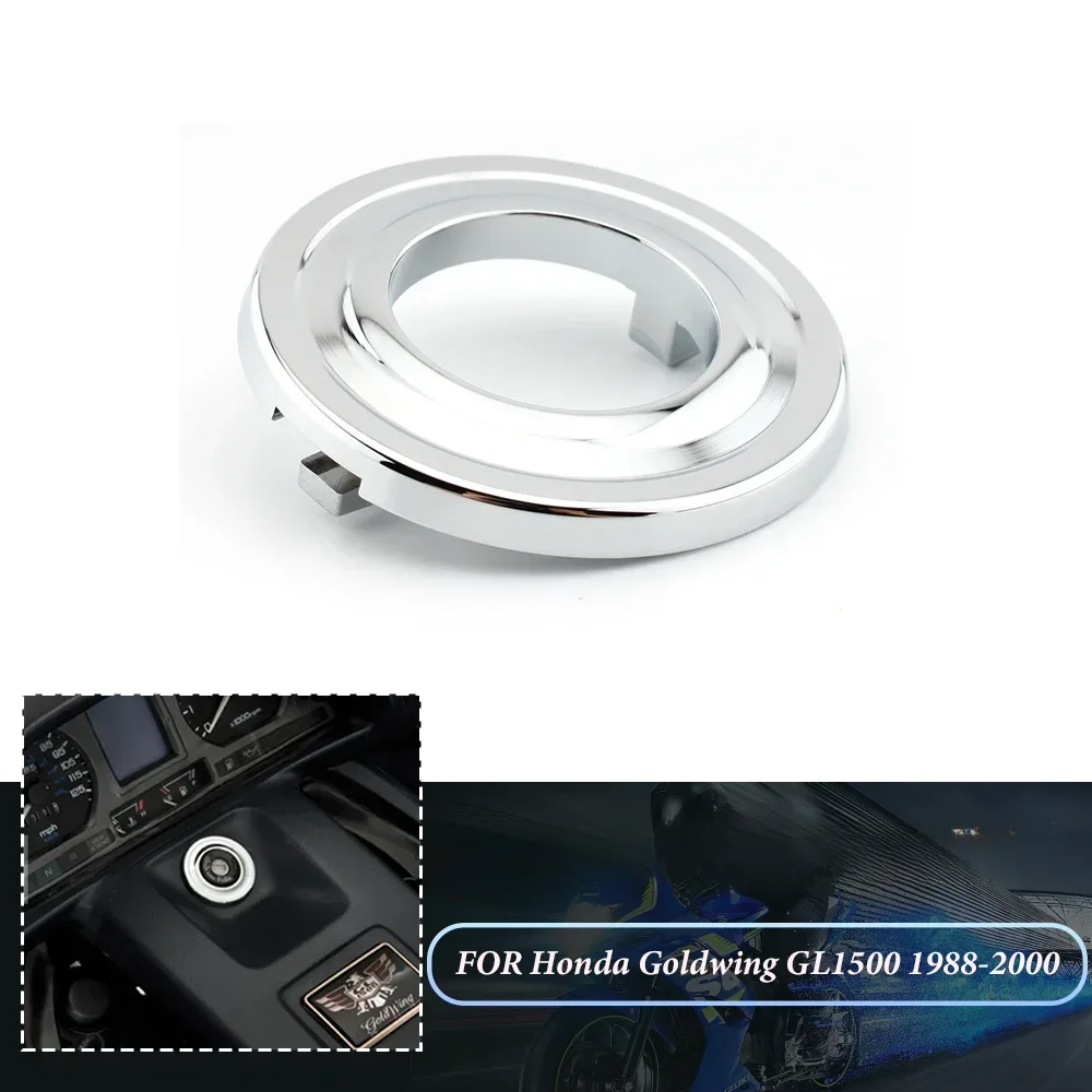 

1PCS FOR Honda GL 1500 Gold Wing GL1500 1988-2000 Goldwing Motorcycle Chrome Key Ignition Switch GROMMET Motorcycle accessories