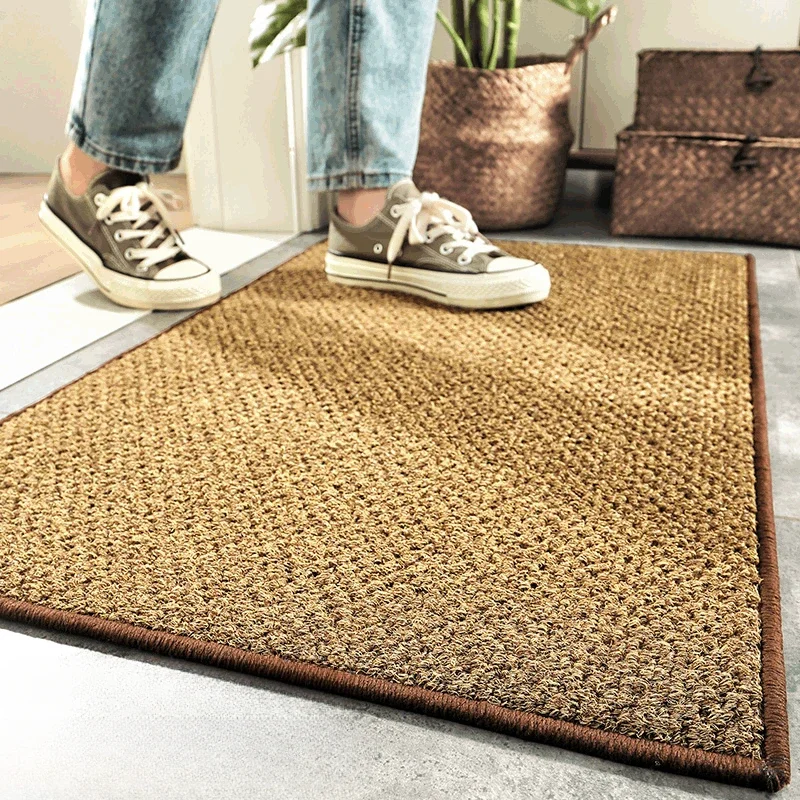 Polypropylene fiber door mat Anti slip and water absorption carpets Balcony,Entrance wear resistant Cleaning the soles of shoes