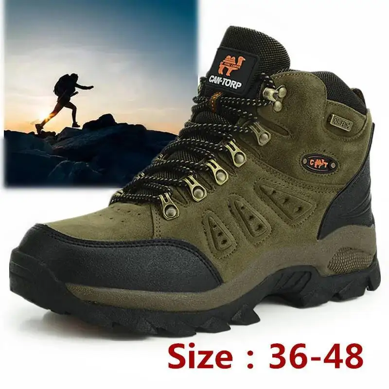 

Unisex Autumn Winter High-top Outdoor Sports Shoes Men's climbing Hiking Shoes Men Women Trekking Shoes Casual Sneakers