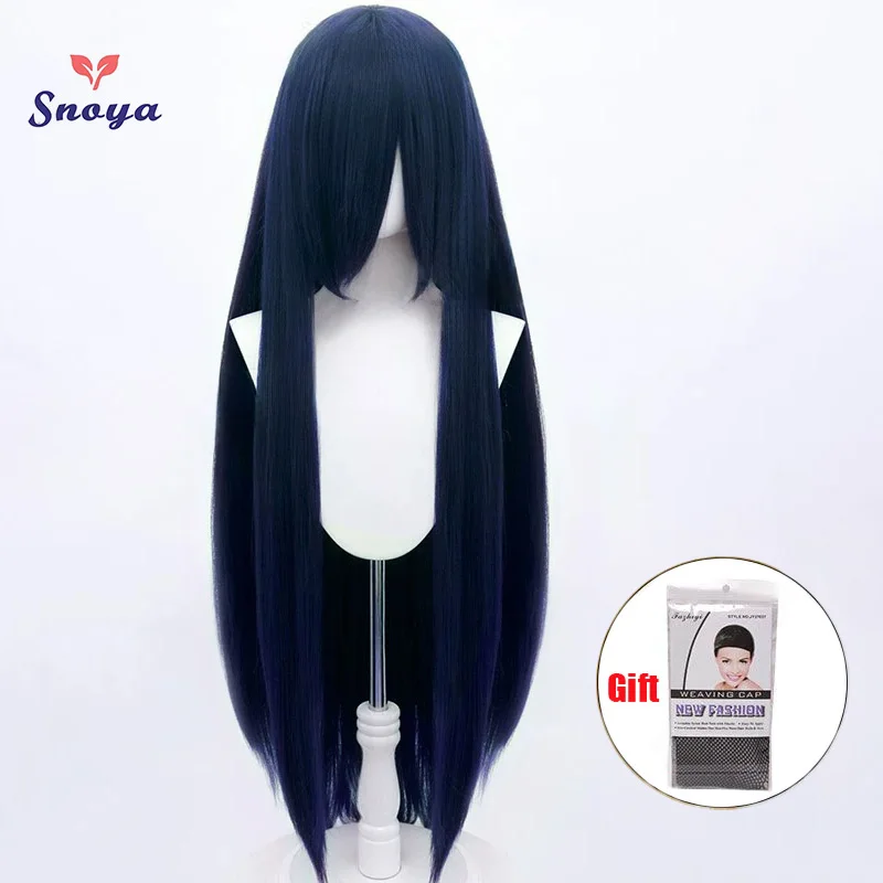 Snoya 100cm Synthetische Flauschige Corn Perm Cosplay Perücke Rosa Rot Blau Lila Anime Party Lange Perücke für Frauen