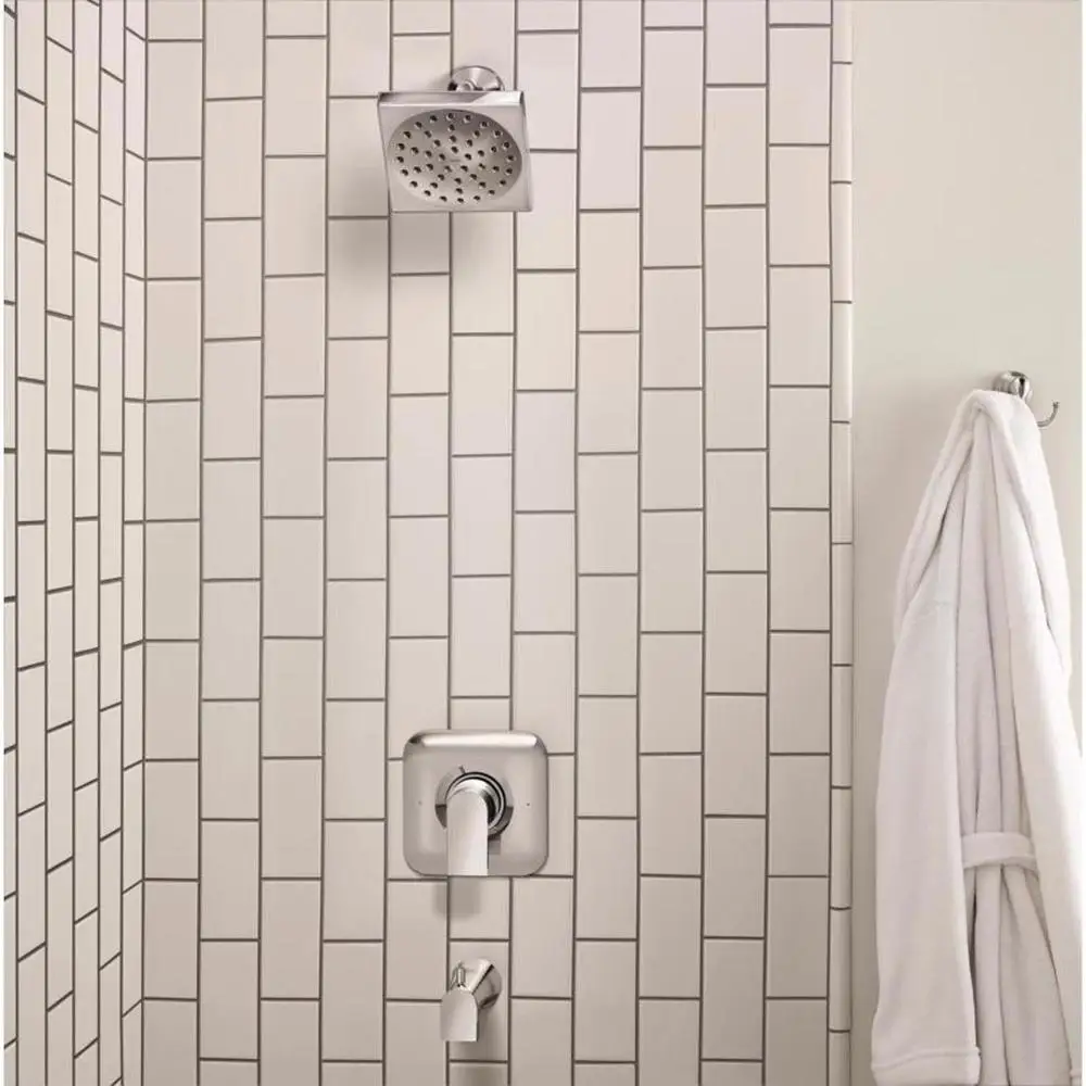 Genta 1-Handle Chrome Tub and Shower Faucet