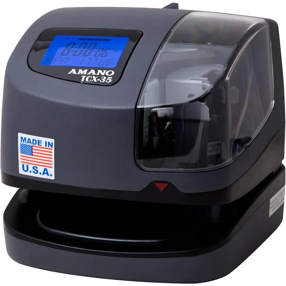 

TCX-35 Electronic Time Clock, Document, Time and Date Stamp