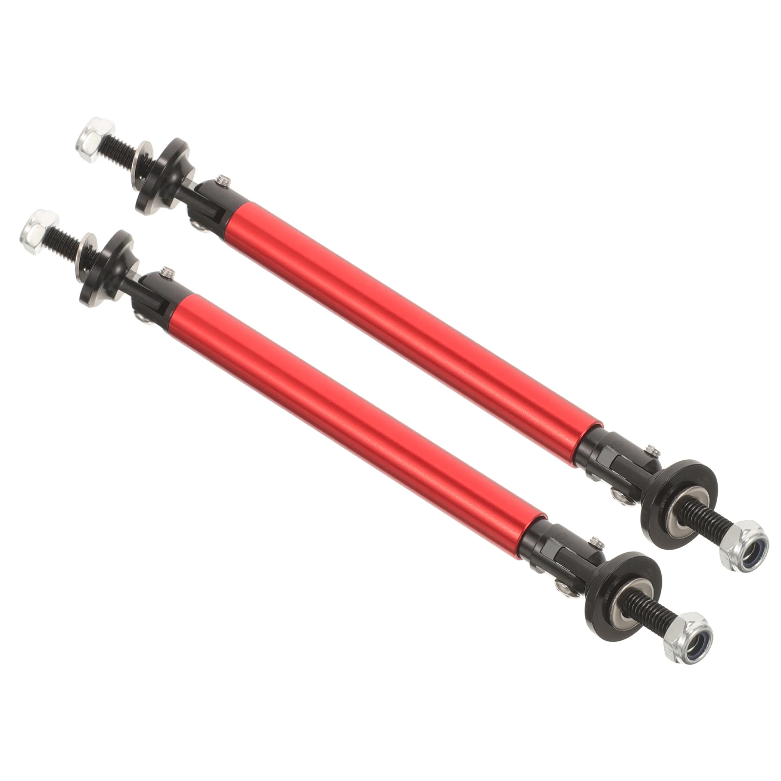 

1Pair Car Modification Parts Front Bumper Lip Splitter Rod Strut Assembly Durable Adjustable Easy Installation Enhances