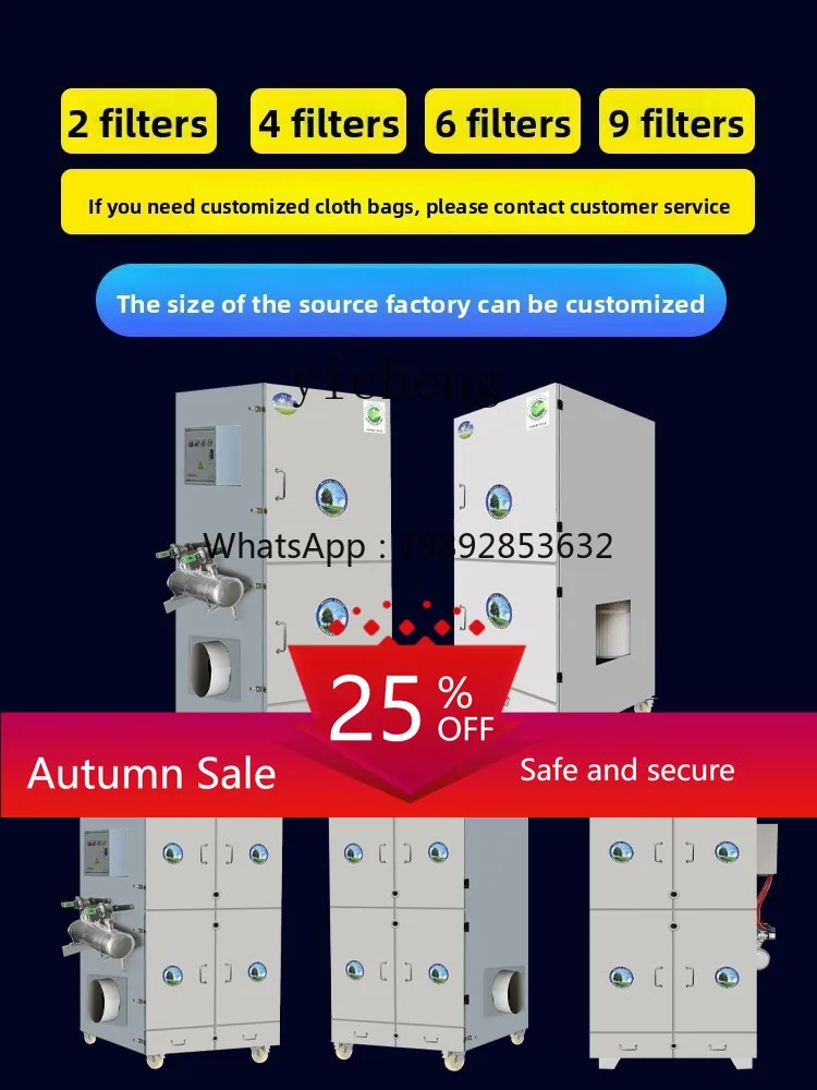 

Mobile Pulse Dust Collector Polishing Dust Collector Industrial Laser Cutting Filter Cartridge Bag Dust Collector