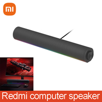 Xiaomi Redmi Computer Speaker Bluetooth 5.0 2-channel Stereo Built-in Microphone 3.5mm AUX IN with RGB Light Game Speaker