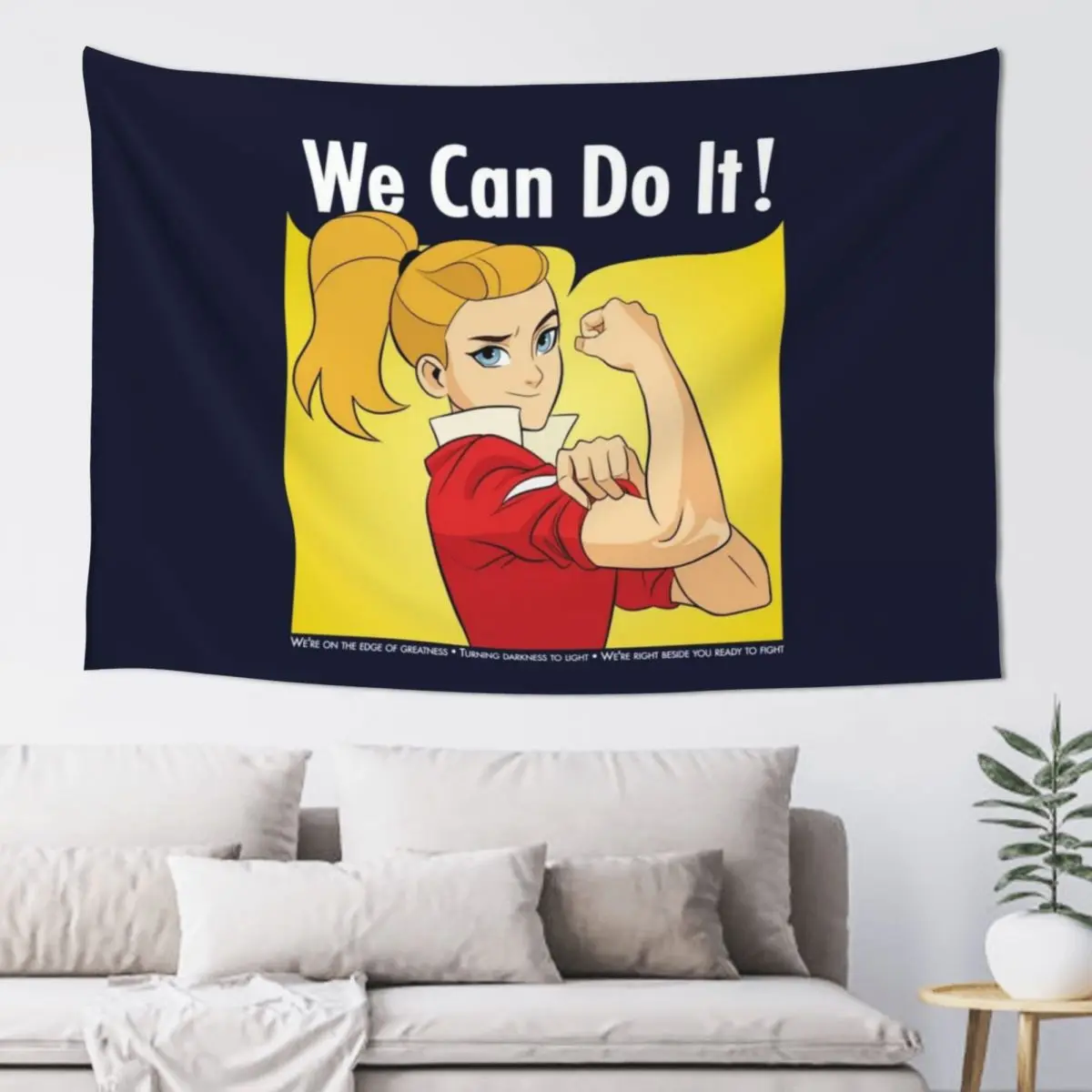 

Adora Says We Can Do It! Tapestry House Decorations House Decoration Hanging Wall Anime Decor Tapestry