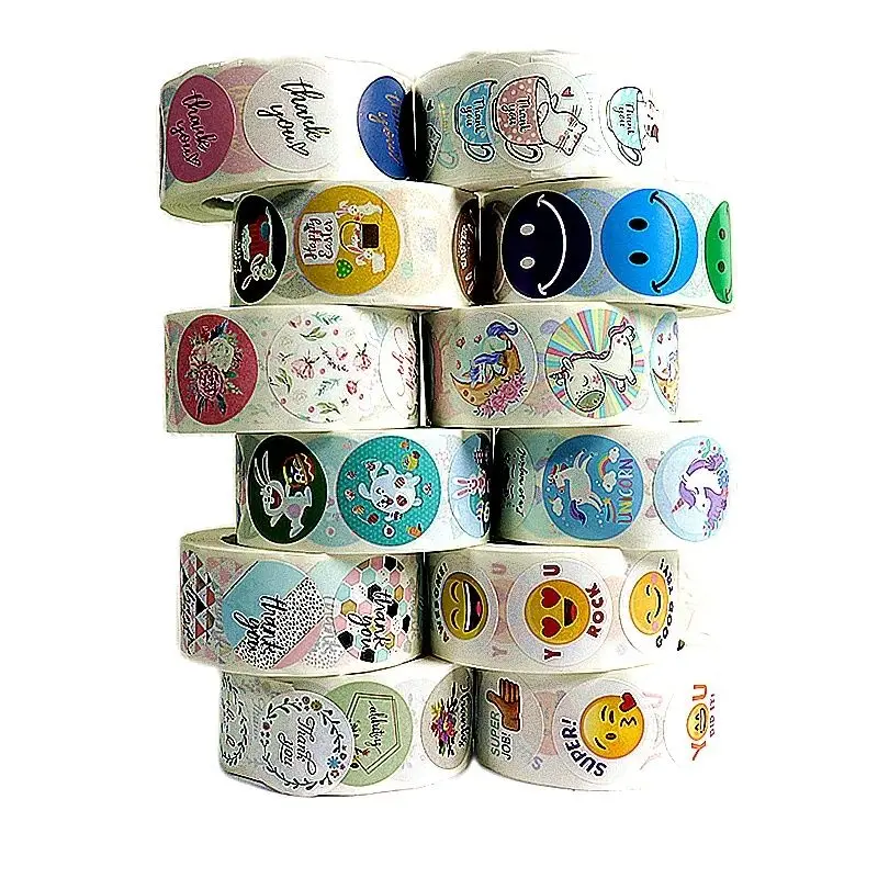 500 Cute Stickers Kawaii Cartton sticker Gift Seal for Christmas DIY Paper Craft Scrapbooking Home decor Supplies