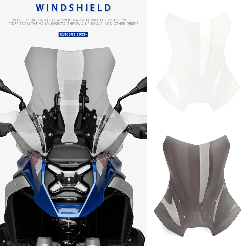 

Расширенное ветровое стекло для BMW R1300GS, дефлектор ветра, экран, обтекатель, аксессуары для мотоциклов R1300 R 1300 GS 2023-