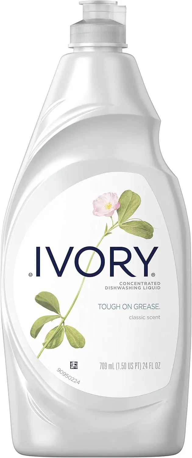 

Ivory Dish Soap Original, 709mL/1.5pt/24fl oz, 3-Pack for Efficient Cleaning