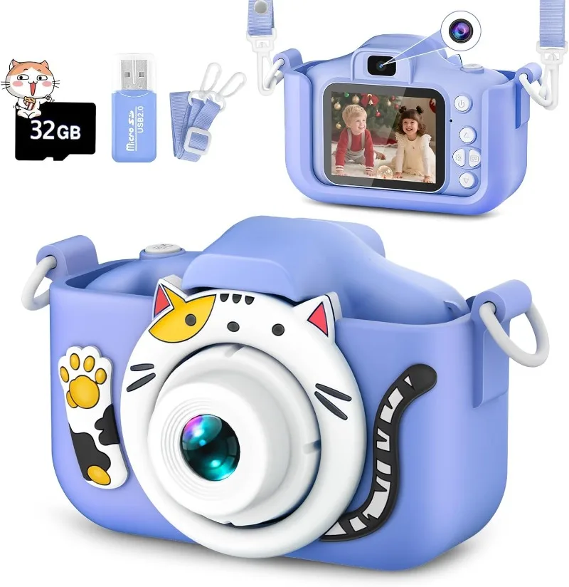 

Kids Camera for Girls Boys Christmas Birthday Festival Gift for Kids,Digital Camera for Toddlers Toys