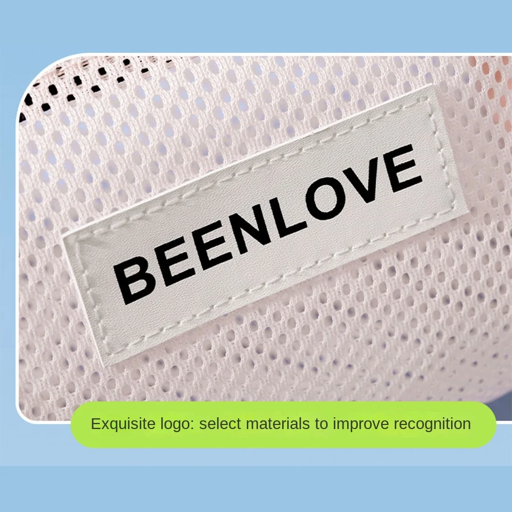 حقيبة شبكية للشاطئ ذات سعة كبيرة، حقيبة محمولة باليد خفيفة الوزن لمستحضرات التجميل بسحاب، حقيبة مكياج شبكية قابلة للتنفس، للسفر