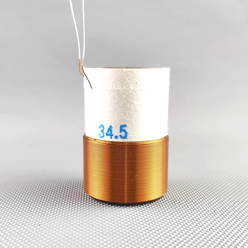 

1 шт., 34,5 мм, 4-слойная звуковая катушка, мощный длинный ход, домашний автомобильный динамик, ремонт лихорадки, 4 Ом для аудио сабвуфера JL