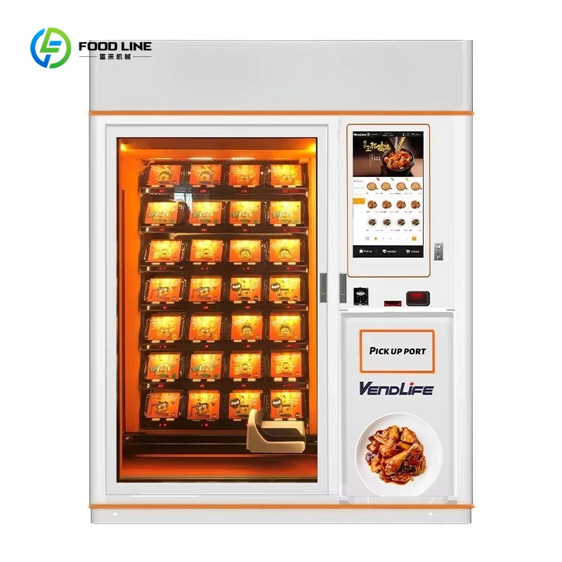 스낵 및 음료용 SDK 기능이 있는 완전 자동 식음료 자판기, 주로 미국으로 수출됨