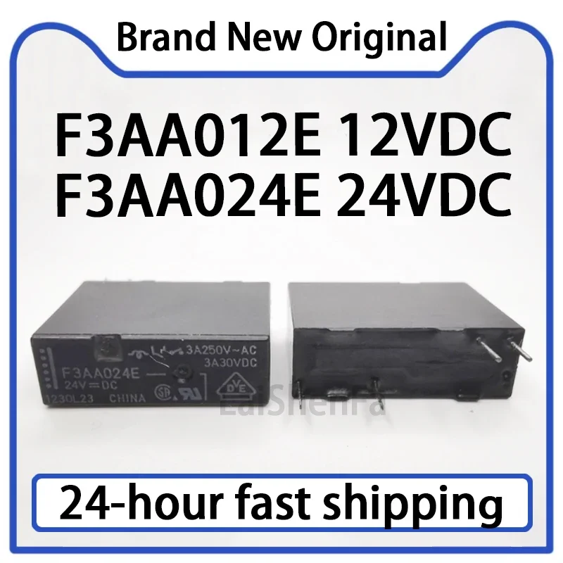 5PCS F3AA012E F3AA024E Relay 4-pin 3A Original Stock