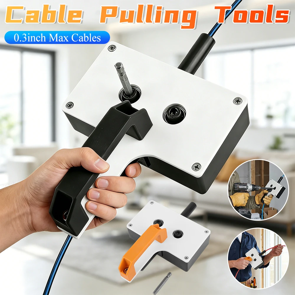

Wire Puller for Conduit Wiring Wire Pulling Tools 0.3inch Max Cables Cable Pulling Tools for Electrician Pipe Narrow Spaces Wall