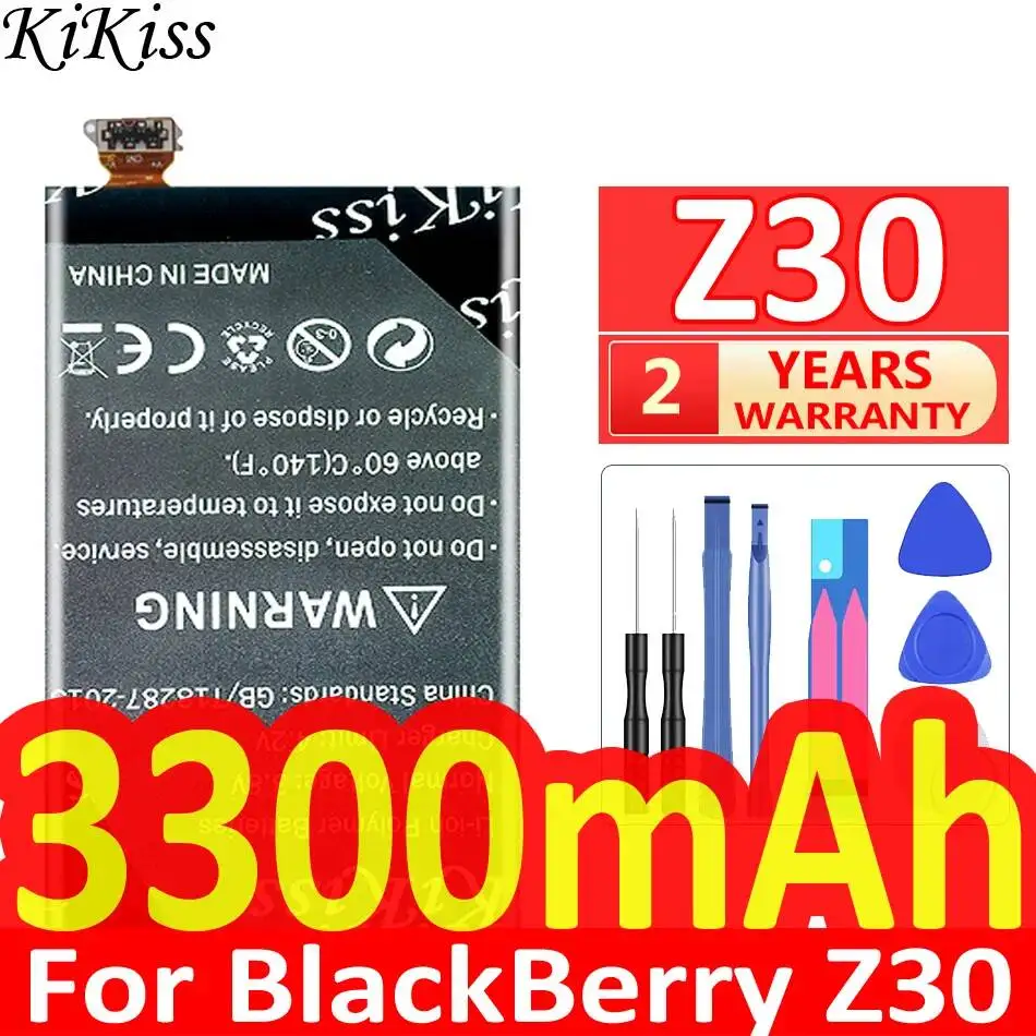 Batería de larga duración y estable de 3300mAh para teléfono móvil Blackberry Z30