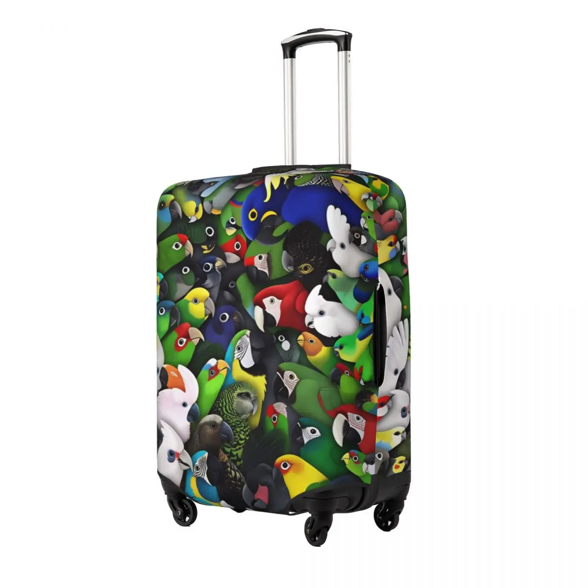 Cute Birds Parrot Suitcase Cover Elastic Cruise Trip Protector Luggage Supplies Holiday
