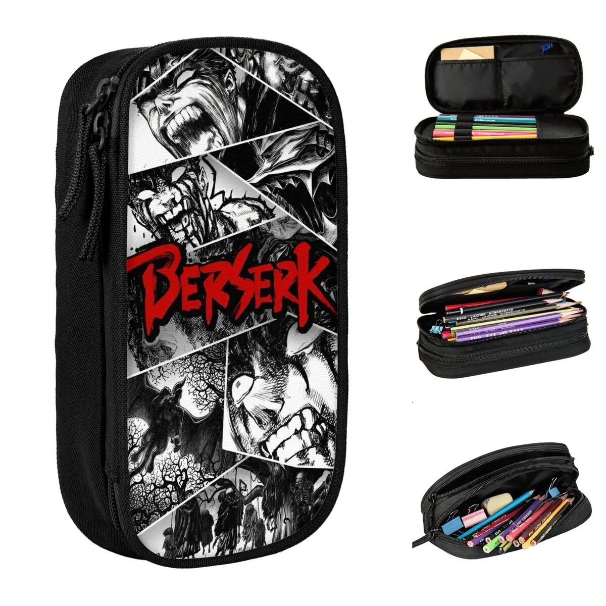 

Аниме Berserk Guts пенал японский комикс холст пенал детский крутой университет школьные пеналы канцелярские принадлежности органайзер