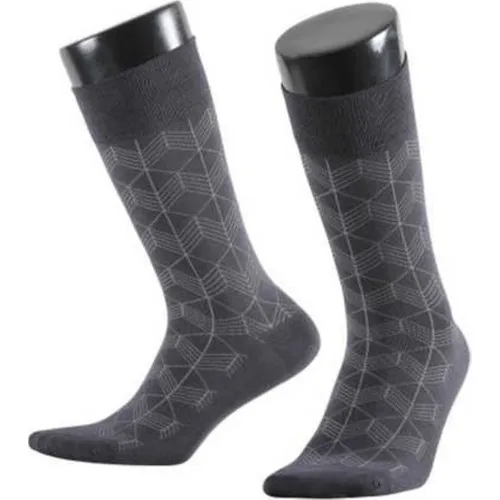 High Men 'S Socks Bamboo Group Socket Socks 12 Double-14047