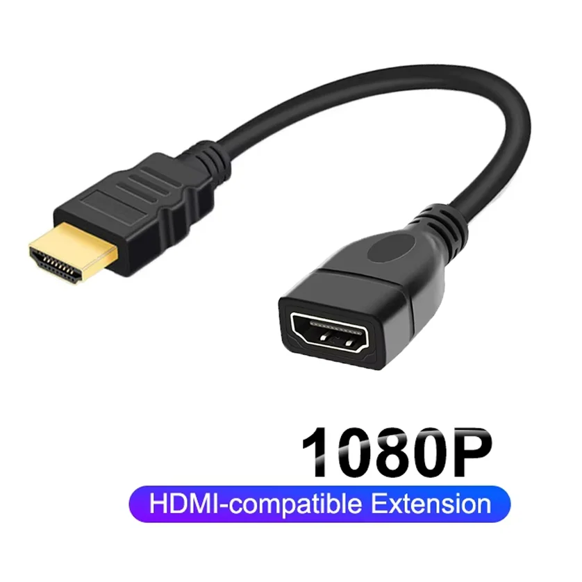 1080P 4K HDMI-compatible Cable Male to Female HDMI-compatible Extension Cord for Xbox Laptop Desktop PC HDTV Monitor Projector