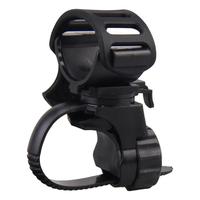 Bicycle Flashlight Holder Mount 360 Rotation Adjustable Rubber Straps Cycle Bike Front Torch LED Headlight Clamp Clip Bracket