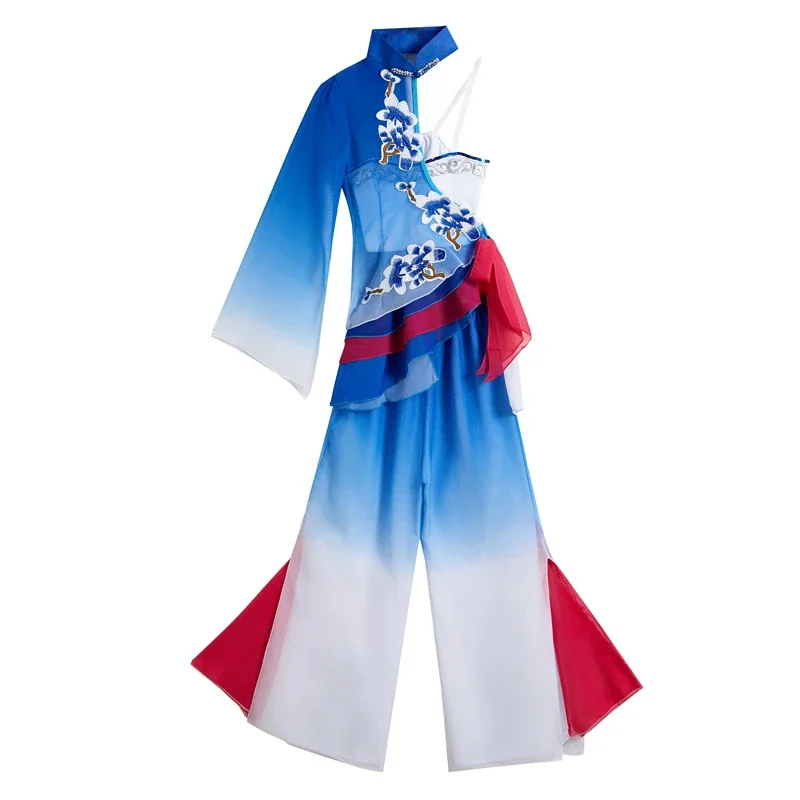 Children's Classical Nationality Costumes Yange Dance Elegant Ink Chinese Wind Umbrella Dance Clothing Children's Dance Clothes