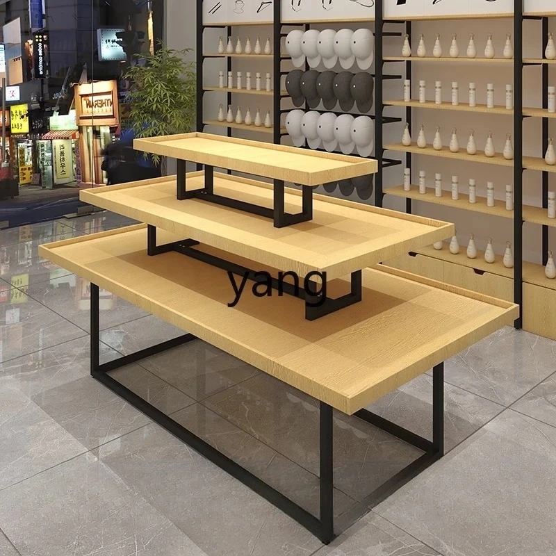 lmm1  Shelf Pile Top Boutique Three-Layer Display Stand Product Display Stand Shoe Store