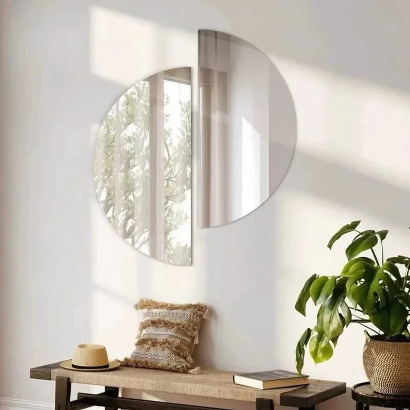 Vintage Professional Mirror Interior Fashion Cute Unique Creative Aesthetic Cheap Mirror Modern Spiegel Wand Room Decorations