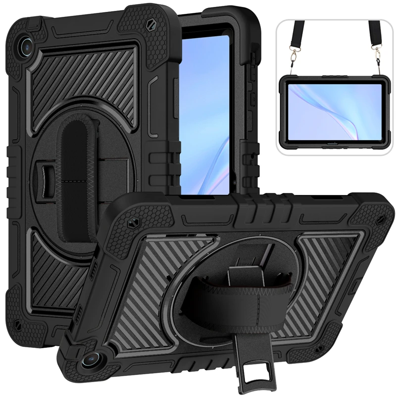 

Portable Shockproof Case For Huawei Matepad SE 10.4 inch 2023 tablet Build-in Stand Holder Cover Rugged Silicon Full Protection