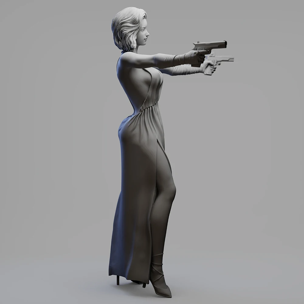 OceanCosmos-Figurine originale en résine non peinte, fille sexy, thème du film, modèle agent, kit GK