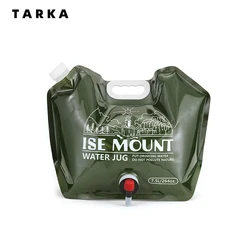 TARKA Folding Camping Water Bag 7.5l Portable Outdoor Water Bag Water Jug Water Bucket With Water Valve For Picnic Camp Climbing